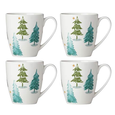 Balsam Lane 4-piece Mug Set