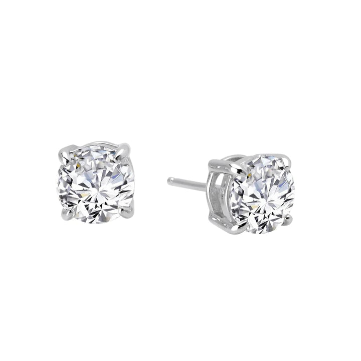 5.5 CTW Solitaire Stud Earrings