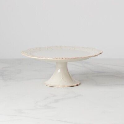 French Perle Pedestal Cake Plate