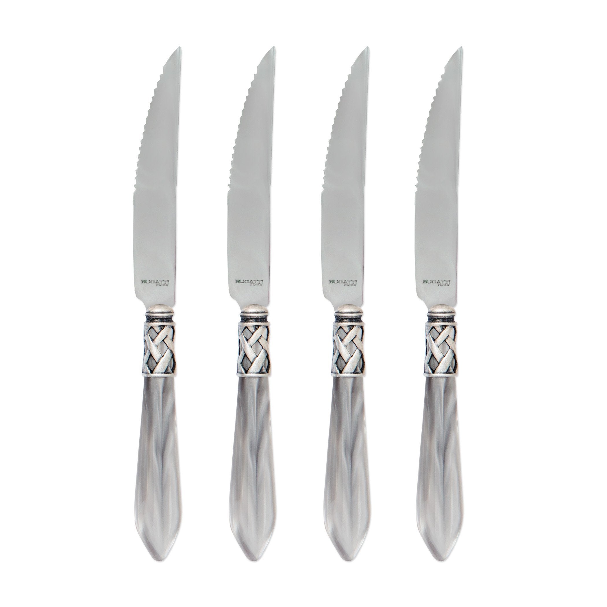 Aladdin Antique Light Gray Steak Knives - Set of 4