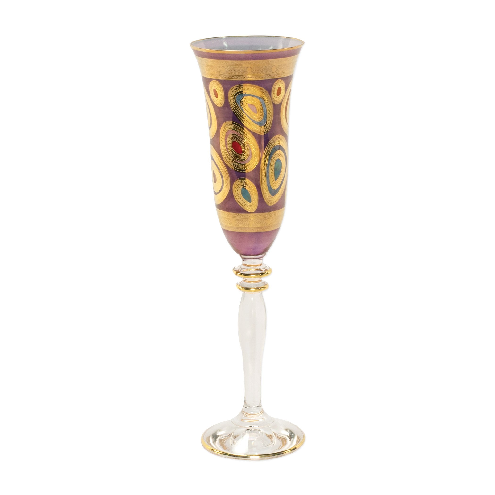 Regalia Purple Champagne Glass